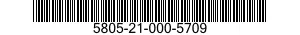 5805-21-000-5709 PANEL,TELEPHONE SWITCHBOARD 5805210005709 210005709