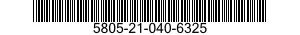 5805-21-040-6325  5805210406325 210406325