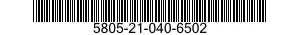 5805-21-040-6502  5805210406502 210406502