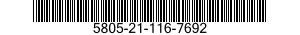 5805-21-116-7692  5805211167692 211167692