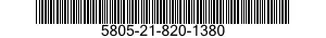 5805-21-820-1380  5805218201380 218201380