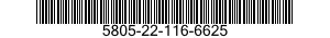 5805-22-116-6625  5805221166625 221166625