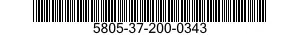 5805-37-200-0343 BUZER 5805372000343 372000343