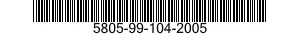5805-99-104-2005  5805991042005 991042005