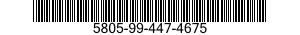 5805-99-447-4675  5805994474675 994474675