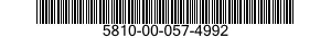 5810-00-057-4992  5810000574992 000574992