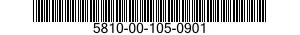5810-00-105-0901  5810001050901 001050901