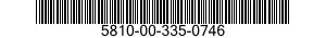 5810-00-335-0746  5810003350746 003350746