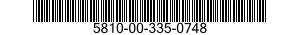 5810-00-335-0748  5810003350748 003350748