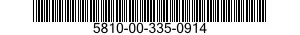 5810-00-335-0914  5810003350914 003350914