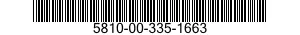 5810-00-335-1663  5810003351663 003351663