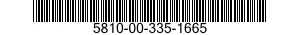 5810-00-335-1665  5810003351665 003351665