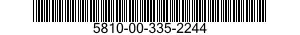 5810-00-335-2244  5810003352244 003352244