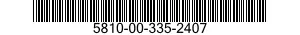 5810-00-335-2407  5810003352407 003352407