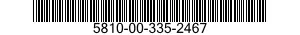 5810-00-335-2467  5810003352467 003352467
