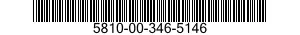 5810-00-346-5146  5810003465146 003465146