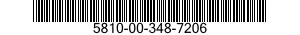 5810-00-348-7206  5810003487206 003487206