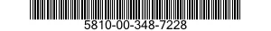 5810-00-348-7228  5810003487228 003487228