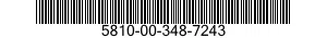 5810-00-348-7243  5810003487243 003487243