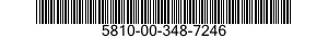 5810-00-348-7246  5810003487246 003487246