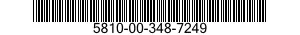5810-00-348-7249  5810003487249 003487249