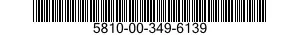 5810-00-349-6139  5810003496139 003496139