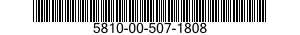 5810-00-507-1808  5810005071808 005071808