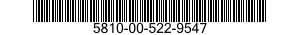 5810-00-522-9547  5810005229547 005229547
