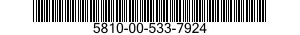 5810-00-533-7924  5810005337924 005337924