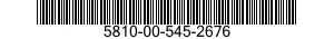 5810-00-545-2676  5810005452676 005452676