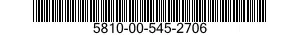 5810-00-545-2706  5810005452706 005452706
