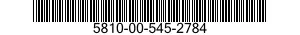 5810-00-545-2784  5810005452784 005452784