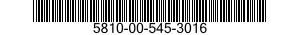 5810-00-545-3016  5810005453016 005453016