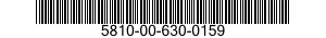 5810-00-630-0159  5810006300159 006300159