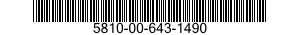 5810-00-643-1490  5810006431490 006431490