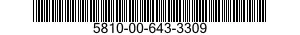 5810-00-643-3309  5810006433309 006433309
