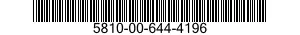 5810-00-644-4196  5810006444196 006444196