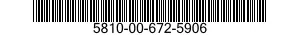 5810-00-672-5906  5810006725906 006725906