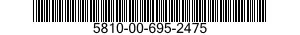5810-00-695-2475  5810006952475 006952475