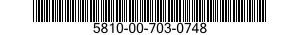 5810-00-703-0748  5810007030748 007030748