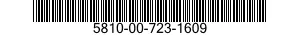 5810-00-723-1609  5810007231609 007231609