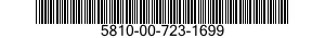 5810-00-723-1699  5810007231699 007231699