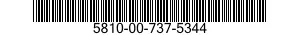 5810-00-737-5344  5810007375344 007375344
