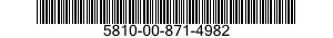 5810-00-871-4982  5810008714982 008714982