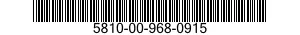 5810-00-968-0915  5810009680915 009680915