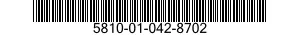 5810-01-042-8702 PANEL,FRONT,MACHINI 5810010428702 010428702
