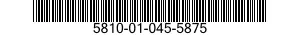 5810-01-045-5875  5810010455875 010455875