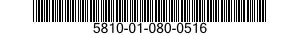5810-01-080-0516  5810010800516 010800516