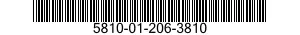 5810-01-206-3810  5810012063810 012063810