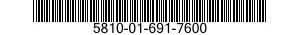 5810-01-691-7600 CRYPTO IGNITION KEY 5810016917600 016917600